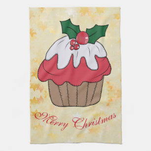Weihnachtsmuffin Geschirrtuch