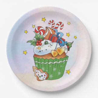 Weihnachtsmuffin pappteller