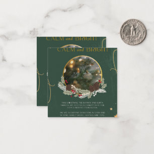 Weihnachtsmuschel & Hellgrüne Karte