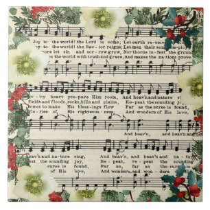 Weihnachtsmusik, Freude der Welt, Fliese