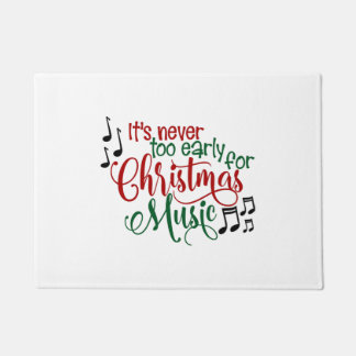 Weihnachtsmusik Fußmatte