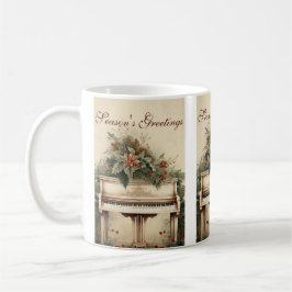 Weihnachtsmusik Grand Piano Grüne Kaffeetasse