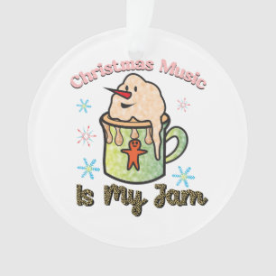 Weihnachtsmusik ist mein Marmelade Ornament