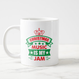 Weihnachtsmusik ist My Jam-86254 Jumbo-Tasse