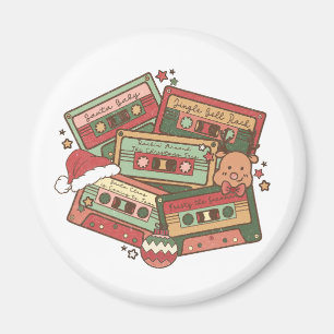 Weihnachtsmusik-Kassetten Magnet
