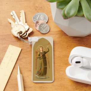 Weihnachtsmusiker-Engel, Vintage-Renaissance Schlüsselanhänger