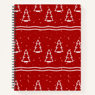 Weihnachtsmuster 116 notizbuch