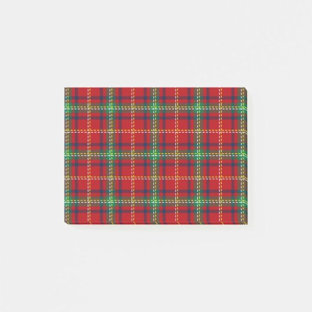 Weihnachtsmuster 11 post-it klebezettel (Vorderseite)