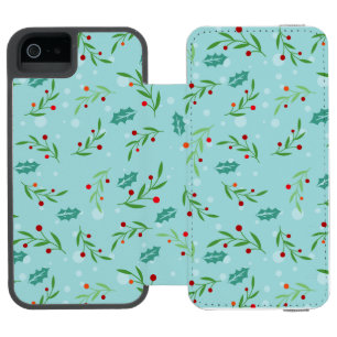 Weihnachtsmuster 126 incipio watson™ iPhone 5 geldbörsen hülle