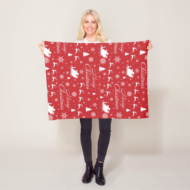 Weihnachtsmuster 2 fleecedecke (Beispiel)