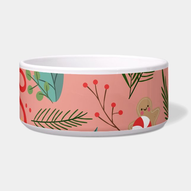 Weihnachtsmuster 2 napf (Vorderseite)