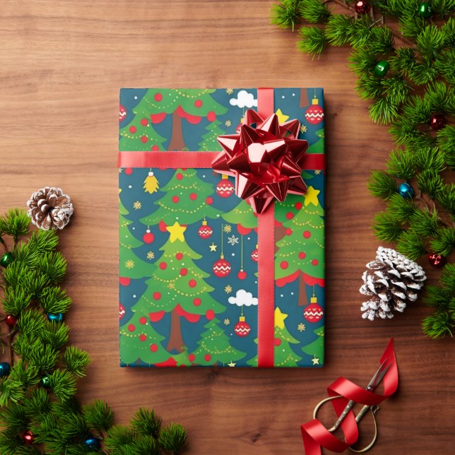 Weihnachtsmuster 2 - Umschlagpapier Geschenkpapier (Feiertagsgeschenk)