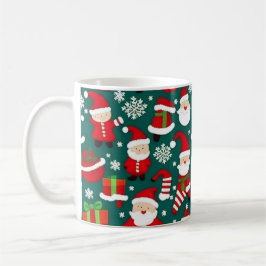 Weihnachtsmuster 6 - Tasse des Kaffees