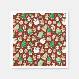 Weihnachtsmuster 7 - Papierservietten