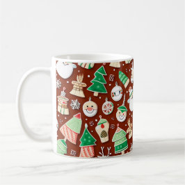 Weihnachtsmuster 7 - Tasse des Kaffees