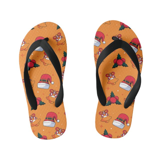 Weihnachtsmuster 90 kinderbadesandalen (Fußbett)