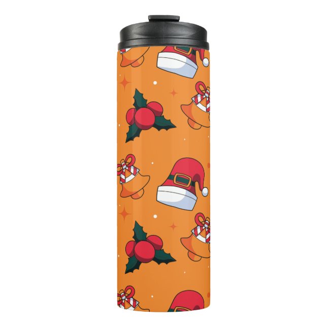 Weihnachtsmuster 90 thermosbecher (Vorderseite)