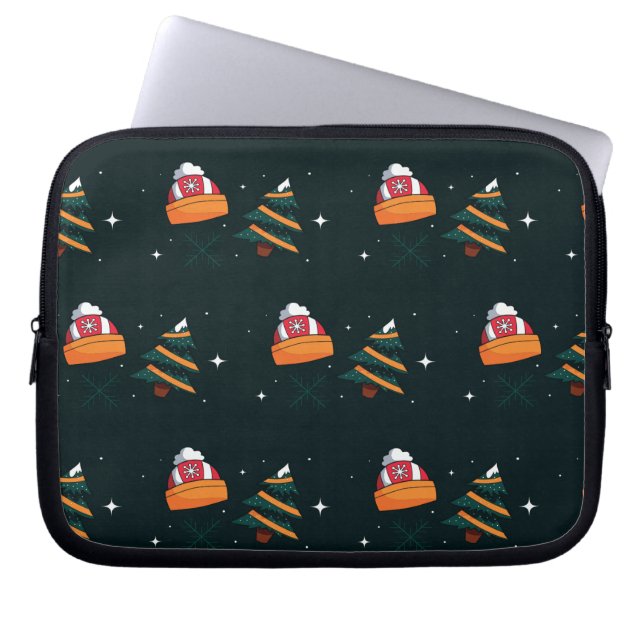 Weihnachtsmuster 91 laptopschutzhülle (Vorderseite)