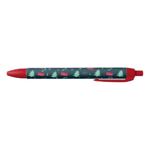 Weihnachtsmuster, beliebtes Design, schwarzer Tint Kugelschreiber