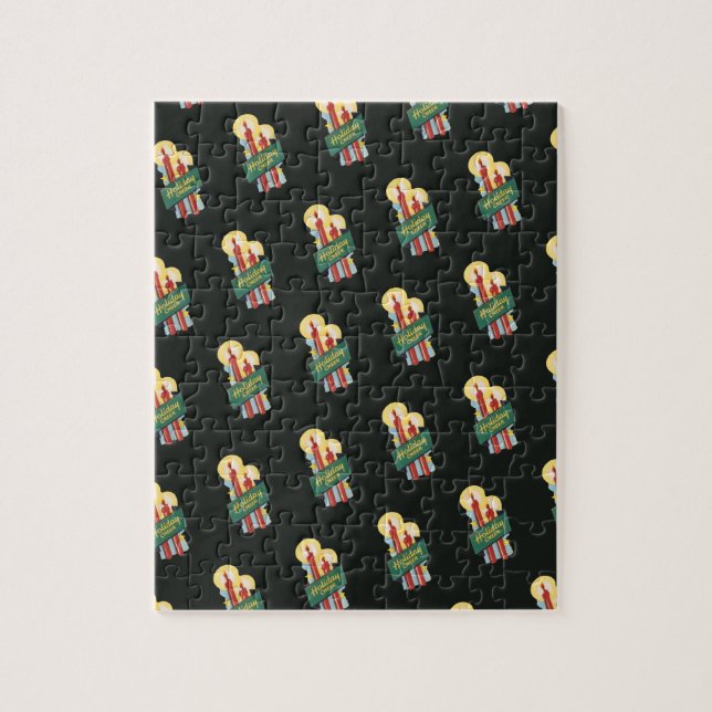 Weihnachtsmuster, Candles Holiday Cheer Puzzle (Vertikal)