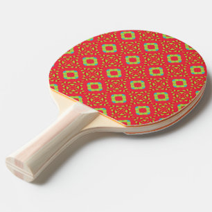 Weihnachtsmuster Charm 01 -  Tischtennis Schläger