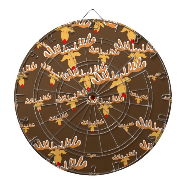 Weihnachtsmuster Dartscheibe (vorne)