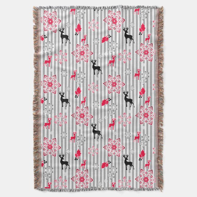 Weihnachtsmuster Decke (Vorderseite Vertikal)