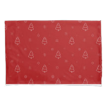 Weihnachtsmuster: Festliche Bäume und Schneeflocke