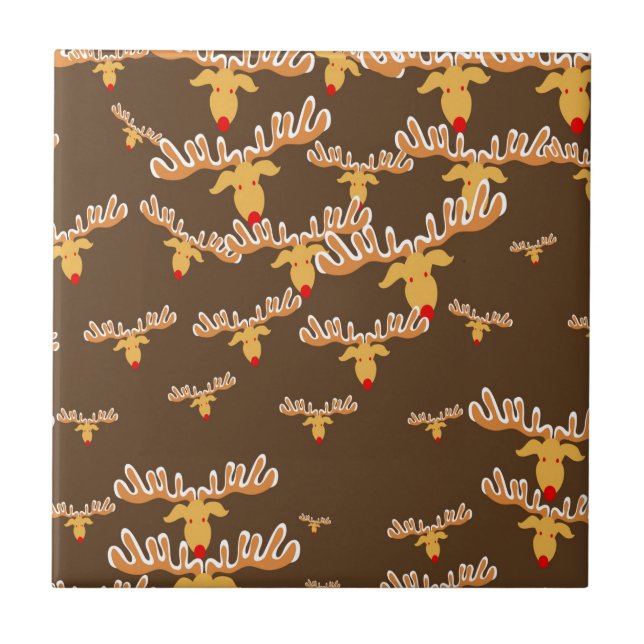 Weihnachtsmuster Fliese (Vorderseite)