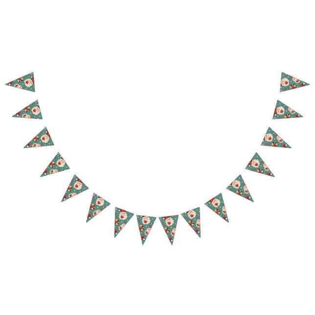 Weihnachtsmuster Garland Wimpelkette (Alle)