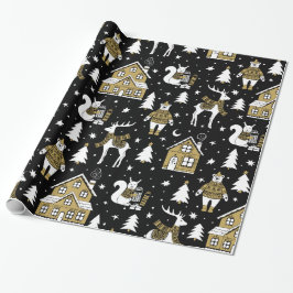 Weihnachtsmuster Geschenkpapier
