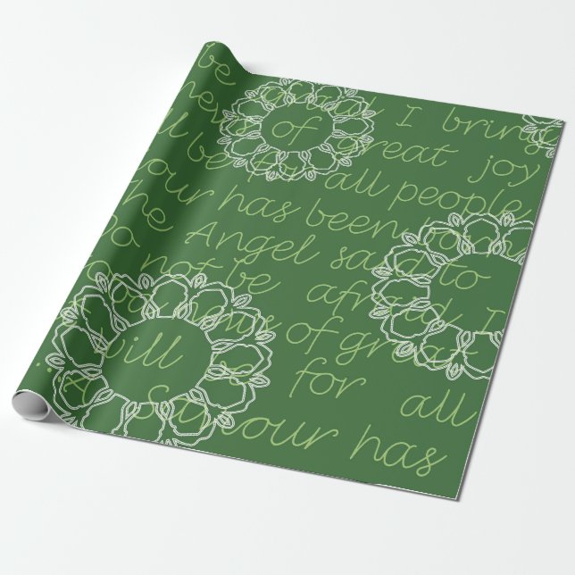 Weihnachtsmuster  geschenkpapier (Ungerollt)