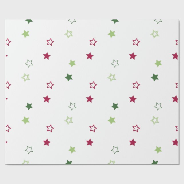 Weihnachtsmuster  geschenkpapier (Flach)