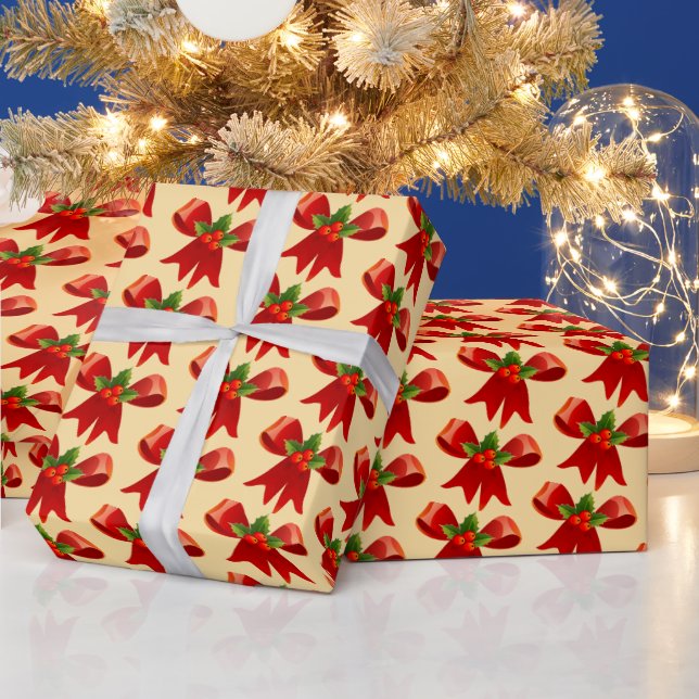 Weihnachtsmuster Geschenkpapier (Feiertage)