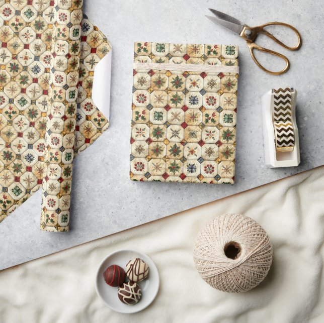 Weihnachtsmuster Geschenkpapier (Kunsthandwerk)
