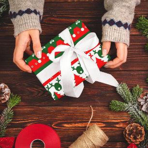 Weihnachtsmuster Geschenkpapier