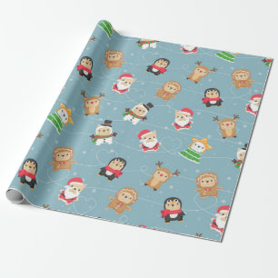 Weihnachtsmuster Geschenkpapier