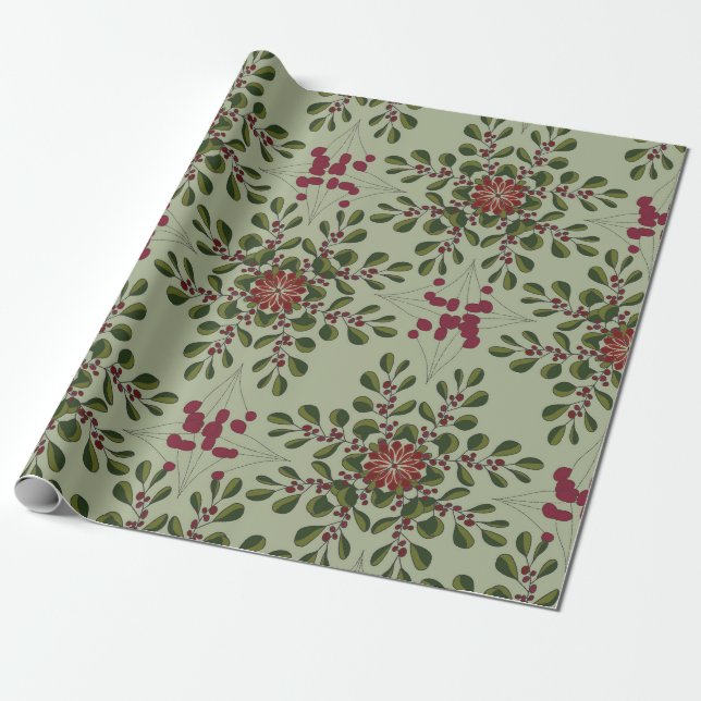 Weihnachtsmuster  geschenkpapier (Ungerollt)