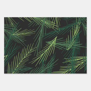 Weihnachtsmuster Geschenkpapier Set