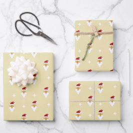 Weihnachtsmuster Geschenkpapier Set