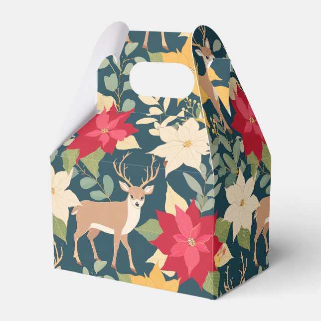 Weihnachtsmuster Geschenkschachtel (Vorderseite)