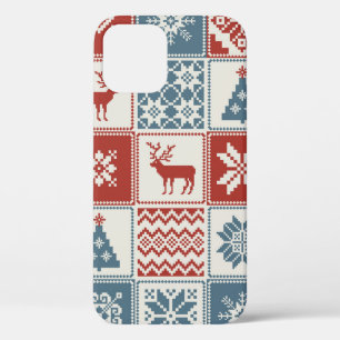 Weihnachtsmuster im Patchwork-Stil. Traditionell  Case-Mate iPhone Hülle
