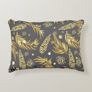 Weihnachtsmuster, Kiefernschnee 2 Dekokissen