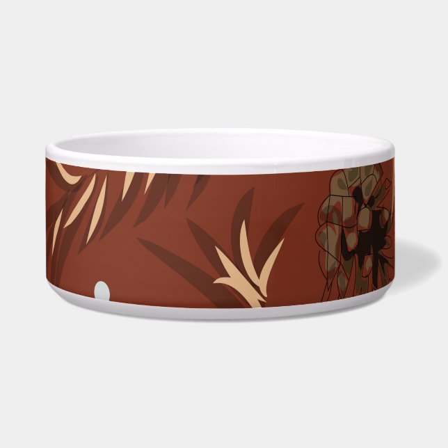 Weihnachtsmuster, Kiefernschnee 8 Napf (Vorderseite)