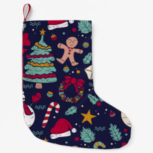 Weihnachtsmuster Kleiner Weihnachtsstrumpf