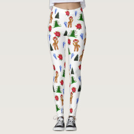 Weihnachtsmuster Leggings