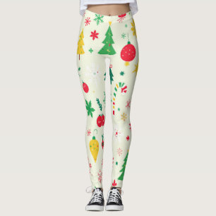 Weihnachtsmuster Leggings