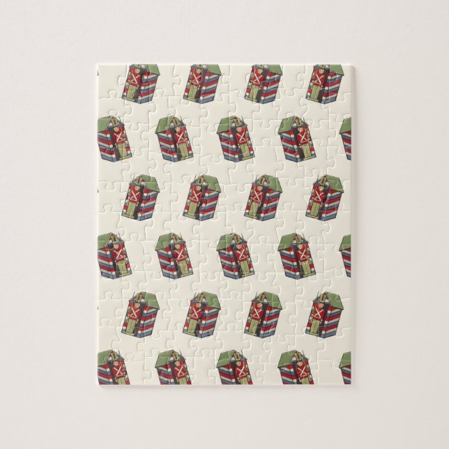 Weihnachtsmuster, Nutcracker Toy Soldier Puzzle (Vertikal)