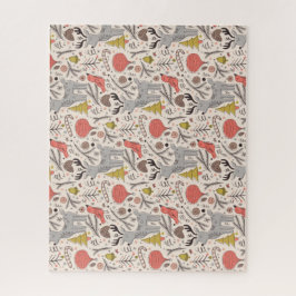 Weihnachtsmuster Puzzle