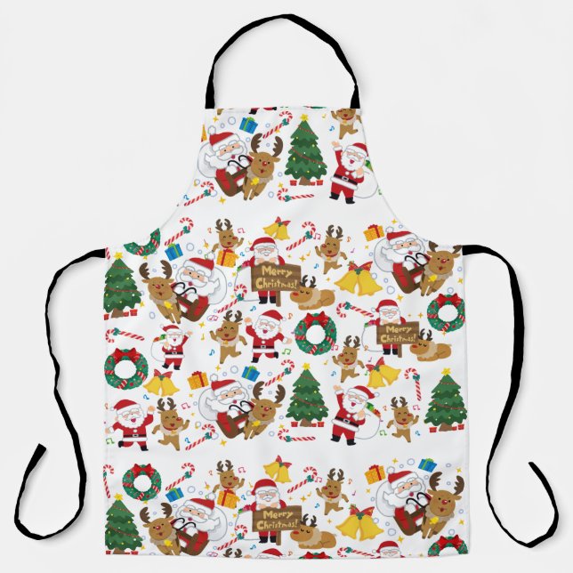 Weihnachtsmuster  schürze (Vorderseite)